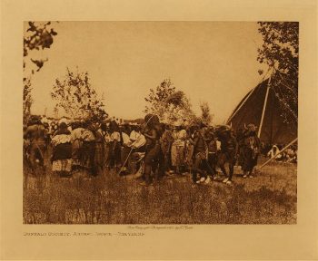 Buffalo society, animal dance (Cheyenne) 1927
