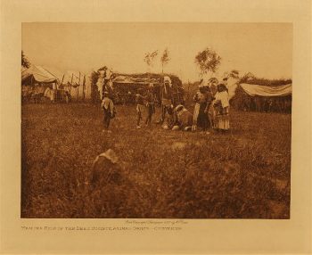 Healing rite of the Deer society, animal dance (Cheyenne) 1927