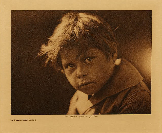A Comanche child 1927