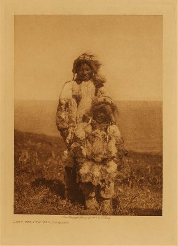 Duck-skin parkas, Nunivak 1928