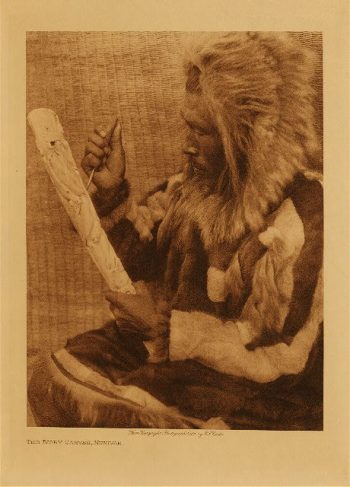 The ivory carver, Nunivak 1928
