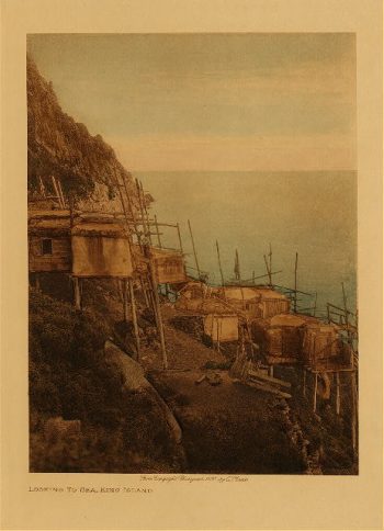 Looking to sea, King Island 1928