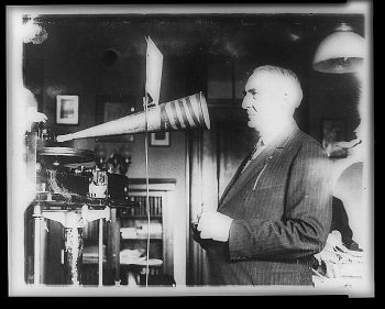 President Harding's voice