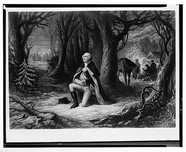 George Washington - 'The Prayer at Valley Forge'