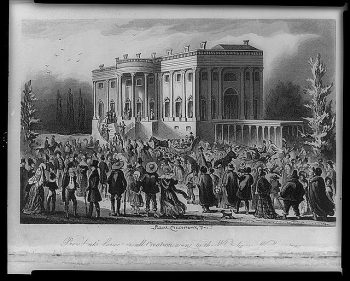President's Levee, or all Creation going to the White House