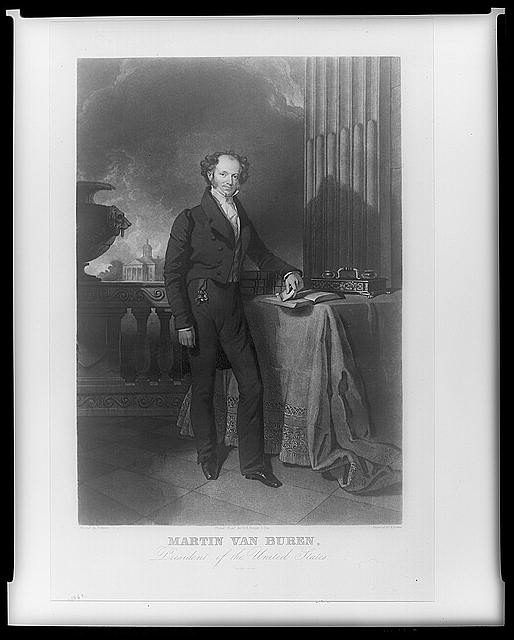 Martin Van Buren, full-length portrait, standing, facing right