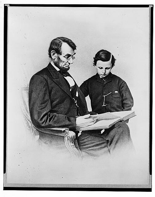 A photograph of the President and Thomas