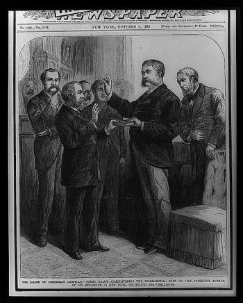 The death of President Garfield