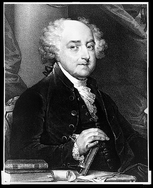John Adams, second President of the United States.