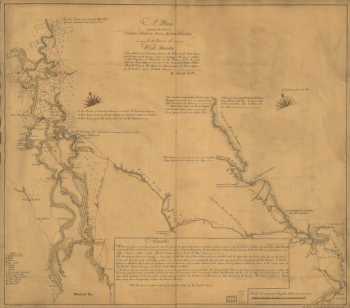 The rivers Tombecbe, Alabama, Tensa, Perdido, & Scambia in the province of West Florida