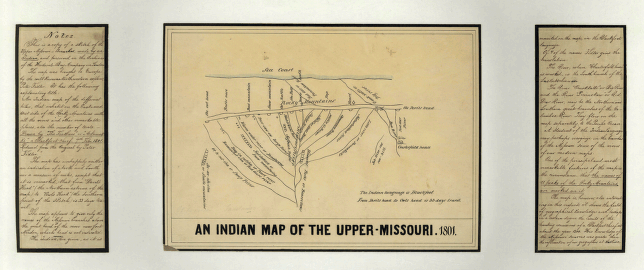 An Indian map of the Upper-Missouri