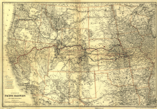 The Pacific Railroads and their branches