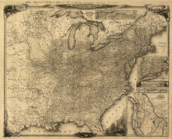 A new map for travelers through the United States of America