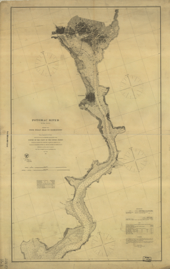 Potomac River (in four sheets)