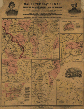 Map of the seat of war