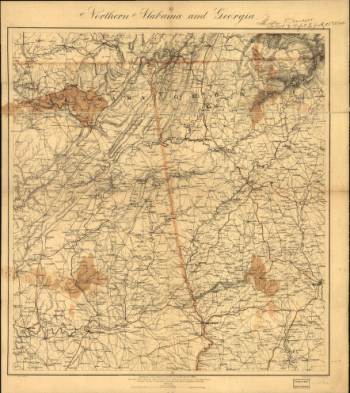 Northern Alabama and Georgia