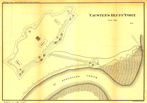 "Causten's Bluff" fort