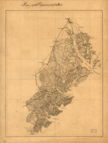 Map of the environs of Savannah, Georgia