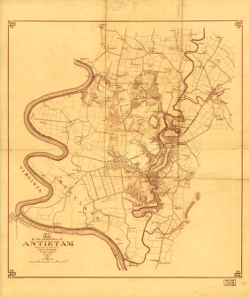 (No. 2) Map of the battlefield of Antietam
