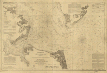 Chesapeake Bay, Sheet no. 1, York River, Hampton Roads, Chesapeake entrance.