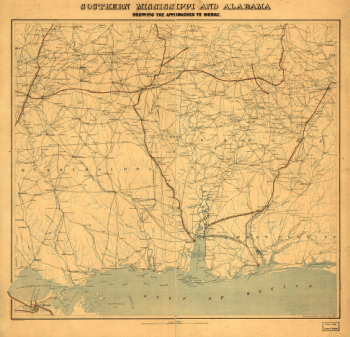 Southern Mississippi and Alabama