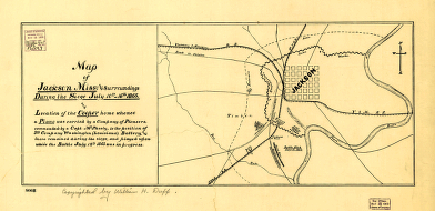 Map of Jackson, Miss: and surroundings