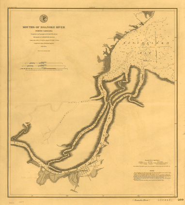 Mouths of Roanoke River, North Carolina