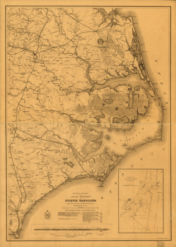 Eastern portion of the military department of North Carolina