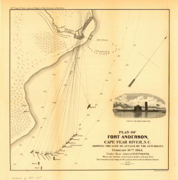 Plan of Fort Anderson, Cape Fear River, N.C