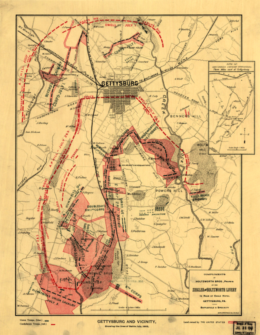 Gettysburg and vicinity