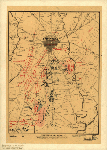 Gettysburg and vicinity