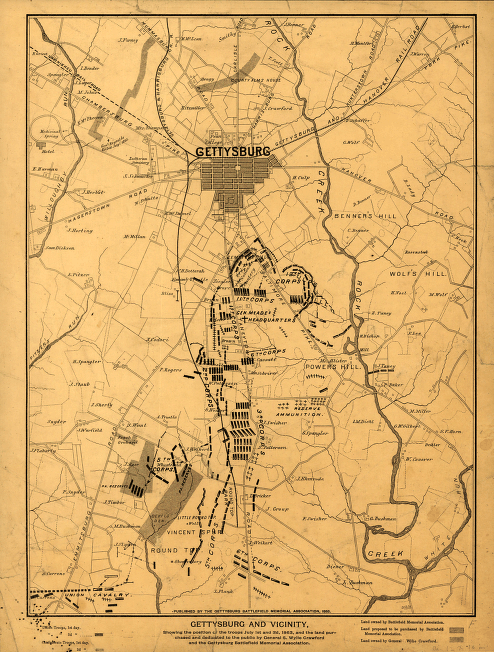 Gettysburg and vicinity