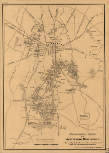 Monumental guide to the Gettysburg battlefield