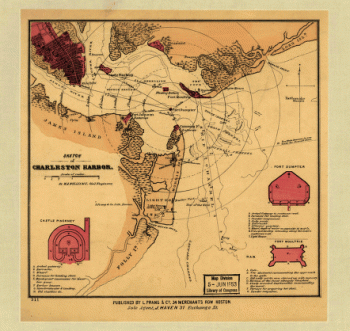 Sketch of Charleston Harbor