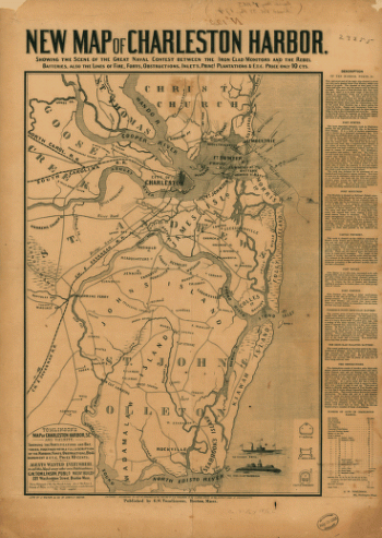 New map of Charleston Harbor