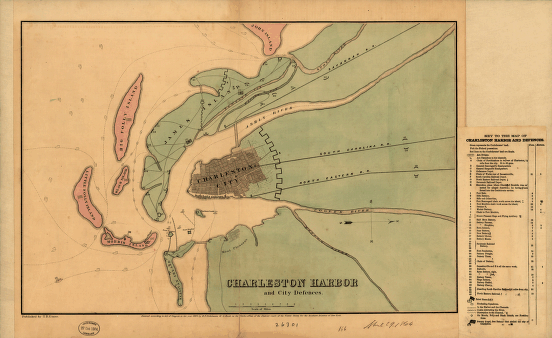 Charleston Harbor and city defences