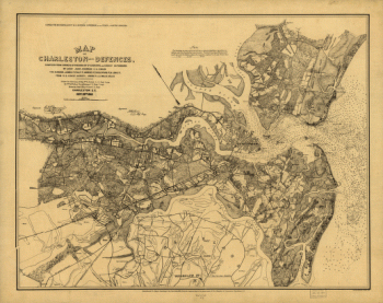 Map of Charleston and its defences