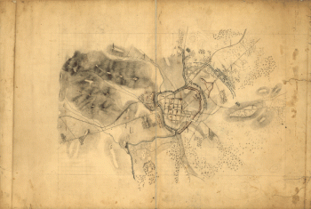 Battlefield in front of Franklin