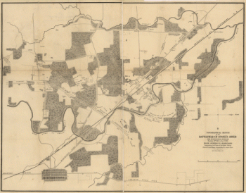 Topographical sketch of the battlefield of Stone's River