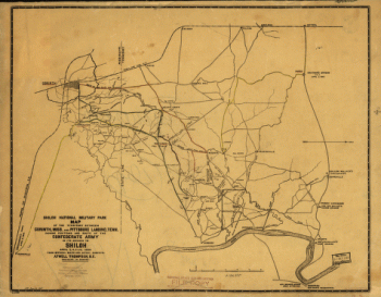 The territory between Corinth, Miss. and Pittsburgh Landing, Tenn.
