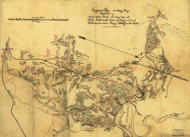 Sketch no. 4 of roads between H.-Q. 10th Army Corps and Swift Creek