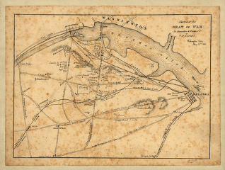 Sketch of the seat of war in Alexandria & Fairfax Counties