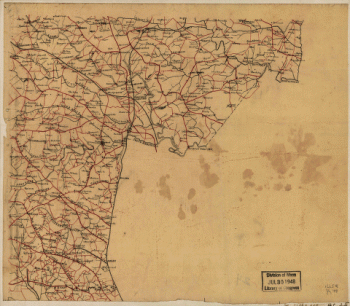 Parts of Caroline, Hanover, and Henrico counties