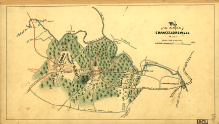 Battlefield of Chancellorsville, Va. 1863