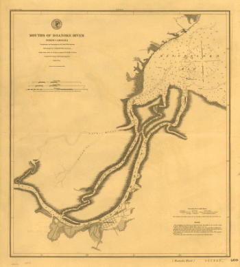 Mouths of Roanoke River, North Carolina
