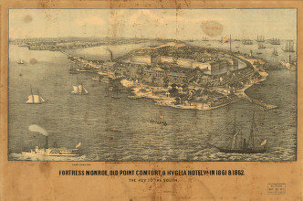 Fort Monroe, Old Point Comfort, & Hygeia Hotel, Va. in 1861 & 1862
