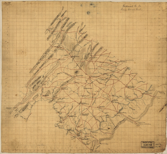 Frederick County from from Wood's map