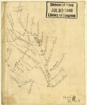 Sketch of parts of Albemarle and Nelson counties, Virginia