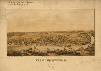 View of Fredericksburg, Va. Nov. 1862