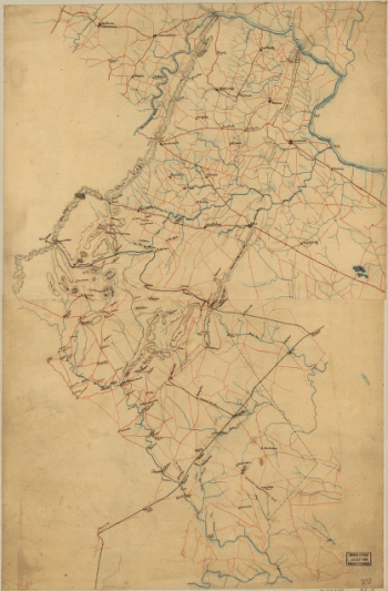 Northern Virginia with portions of Loudoun, Fauquier, Prince William, and Culpeper counties